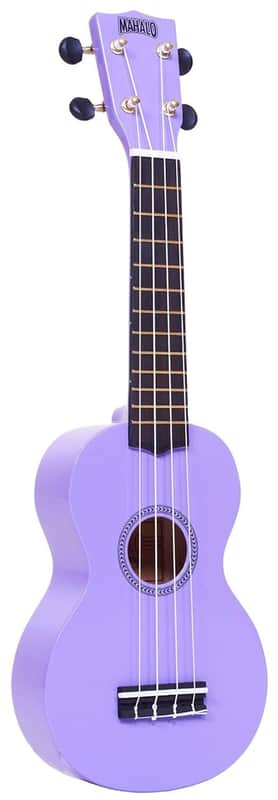 Mahalo Ukuleles MR1PP Rainbow Series Soprano Ukulele,Purple image 1