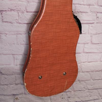 👀 Rare 1960's Woodward Electric Guitar w/ Original Faux Tweed Case Teisco Hoshino Ibanez image 13