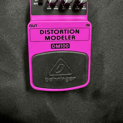 Behringer DM100 Distortion Modeler 2010s - Pink image 1
