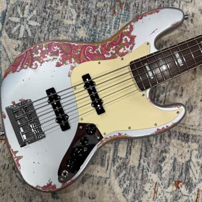 Dhatarattha DEB5 Jazz Bass 5 string - PAISLEY RELIC image 2