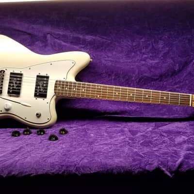Jazzmaster Guitar Modified w WRHB Pickups & Upgrades 2020s - Glossy White image 2