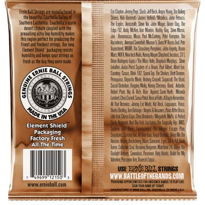 ERNIE BALL 2150 Acoustic Slinky Extra 010-050 Phosphor Bronze Saiten für Westerngitarre image 2