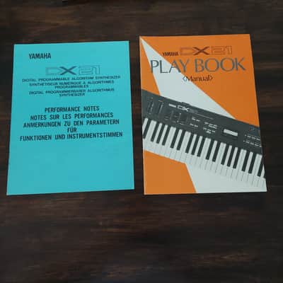 Yamaha DX21 Synth Literature Bundle including the Owner's Manual / Manuel d'utilisation / Bedienungsanleitung image 8