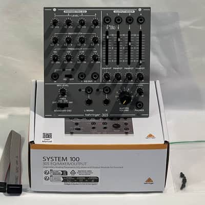 Behringer 305 EQ/Mixer/Output Eurorack Synthesizer Module 2020 - Present - Gray image 1