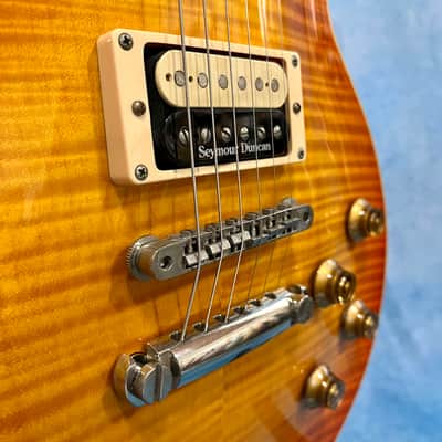 Edwards by ESP E-LP 2000s Flame Top Cherry Sunburst Made in Japan Les Paul image 8