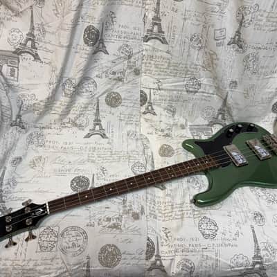 2021 Epiphone Embassy Pro Electric Bass, Wanderlust Green Metallic image 6