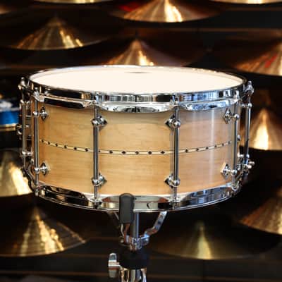 Craviotto Custom Shop 6.5X14" Snare Drum Maple w/ Maple Inlay (Oil Finish) image 4