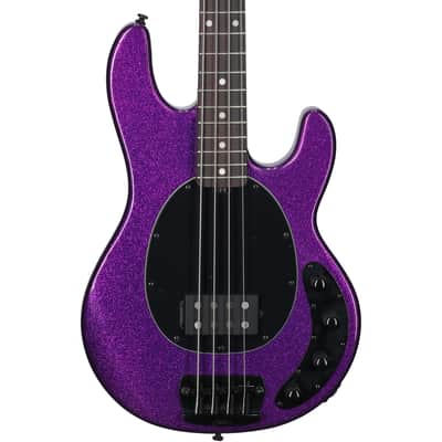 Sterling by Music Man StingRay RAY34 Electric Bass, Purple Sparkle image 5