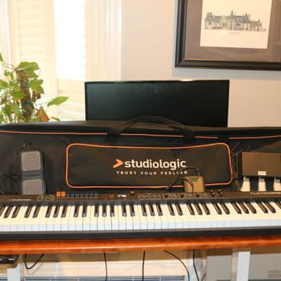 Studiologic Numa Compact 2x 88-Key Semi-Weighted Piano 2018 Black image 1