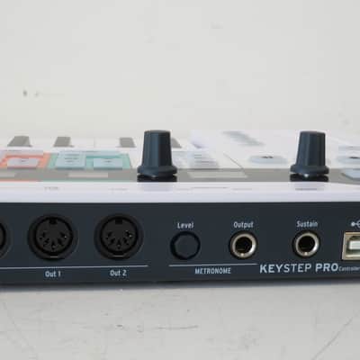 Arturia Keystep Pro Midi Controller/Sequencer Keyboard White image 10