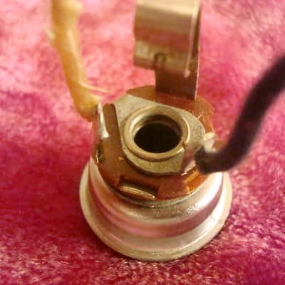Vintage 1950's Fender Blackguard Telecaster Jackcup output jack - Esquire Broadcaster Nowcaster 1952 image 5