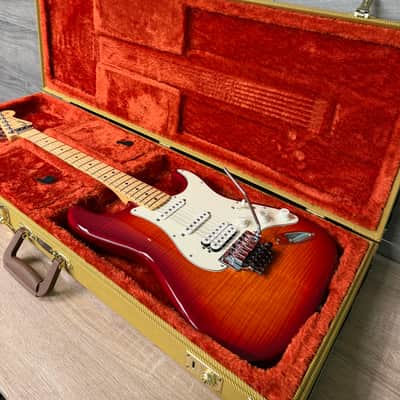 Fender Standard Stratocaster HSS Plus Top w/ Floyd Rose Cherry Guitar #2954 image 22