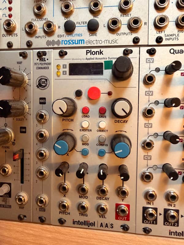 Intellijel Plonk Physical Modeling Percussion Eurorack Synth Module 2017 - Present - White image 1