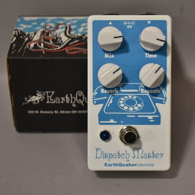Earthquaker Devices Dispatch Master V3 Reverb Delay Effect Pedal White w/Box image 1