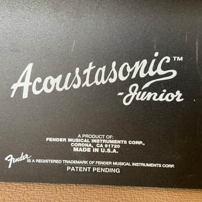 Fender Acoustasonic Junior 2-Channel 2 x 40-Watt 2x8" Acoustic Guitar Amp 1997 - 2003 - Brown image 8