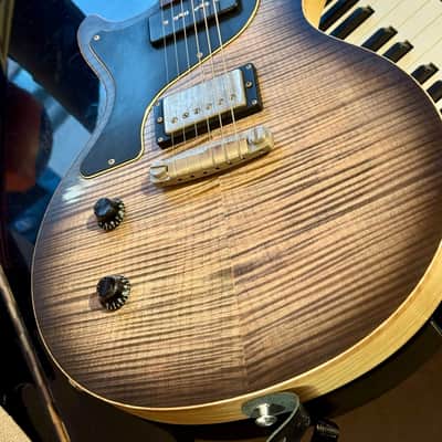 Nik Huber LEFT HANDED  KRAUSTER II “ Custom Shop” KORINA &  Super Flame Top  2016  Charcoal Black image 22