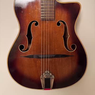 Couesnon F-hole 1940's - Sunburst Selmer style guitar image 1