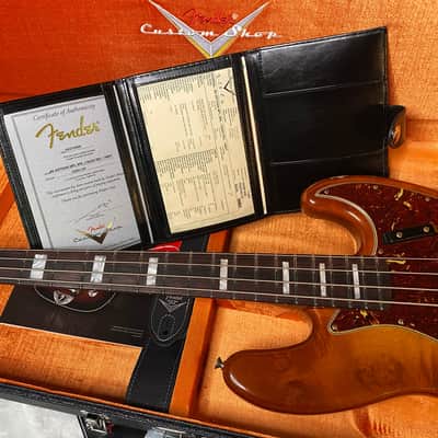 NEW! Fender Artisan Maple Monster Burl Jazz Bass Relic AAA Rosewood - Roasted AA Flamed Maple Neck - Honey Burst Finish - 9.3lbs - Authorized Dealer - G06940 image 19