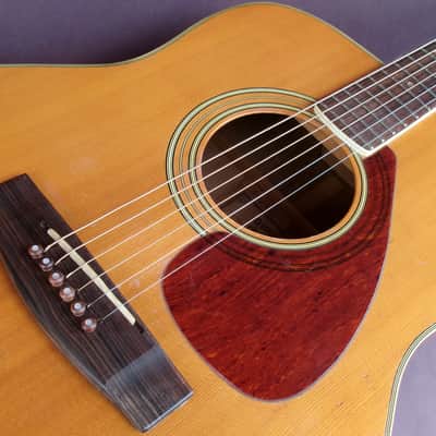 Yamaha FG450 Green Label Nippon Gakki Japan 1972 to 74 Natural New Jakaranda + Original Rocket case image 19