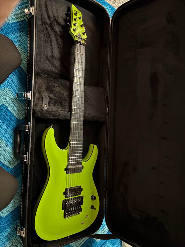 Schecter Keith Merrow Signature KM-7 FR S Sustainiac Mk-III Hybrid 2021 - Present - Lambo Green image 1