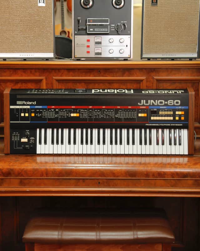 Roland Juno-60 61-Key Programmable Polyphonic Analogue Synthesizer 1983 Pre-Owned image 1