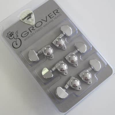 Grover 502C 3×3 Chrome Locking Tuners TK-7935-010 image 1
