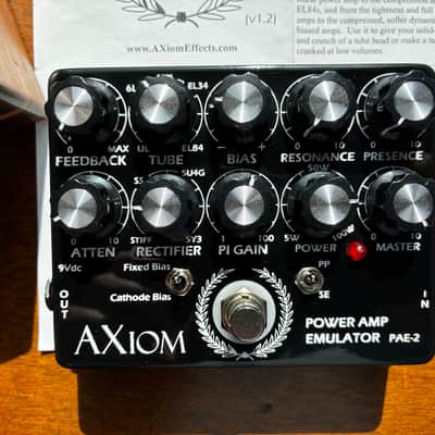 AXIOM EFFECTS - Analog Power Amp Emulator (PAE-2) 2026 image 3