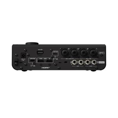 Yamaha URX44V-B 6 in / 4 out dual USB-C AV Interface, touchscreen, black image 2