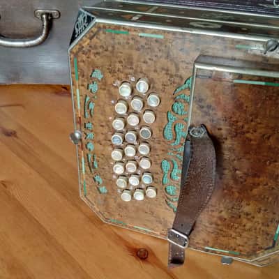 Scheffler Map Haustein Concertina Accordion (23+28 = 51 Buttons) with Carry Case image 5