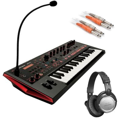 Roland JD-Xi Interactive Analog/Digital Crossover Synthesizer BONUS PAK