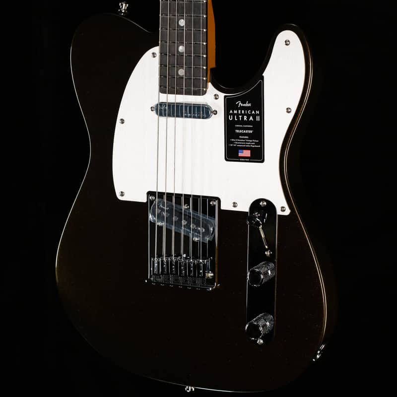 Fender American Ultra II Telecaster Ebony Fingerboard Texas Tea (136) image 1