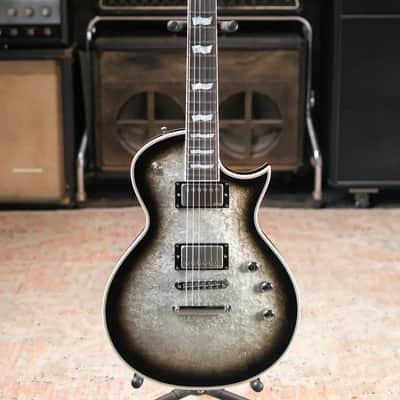 ESP Custom Shop Original Series Eclipse Electric Guitar - Silver Liquid Metal Burst with Hardshell Case image 3