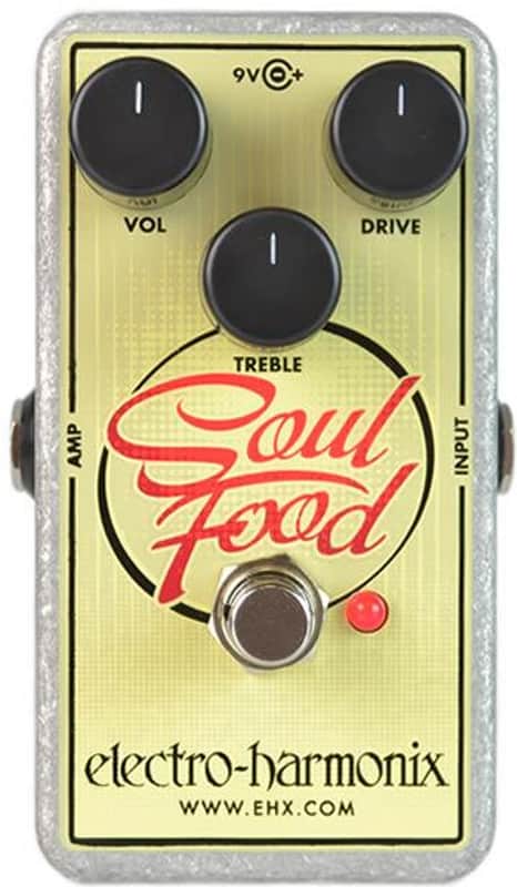 Electro-Harmonix Soul Food Overdrive Guitar Effects Pedal image 1
