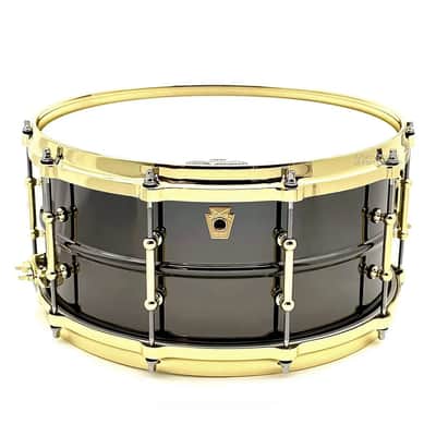 Ludwig LB417BT Black Beauty Snare Drum 14x6.5 w/Brass Trim B-STOCK