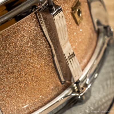 Ludwig LS403 6.5x14 Classic Maple Snare Drum 2017 - Champagne Sparkle image 20