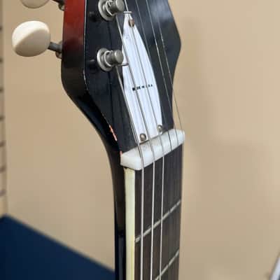 Harmony H17 Silhouette / Bobkat 1965 - Cherry Red Sunburst image 7