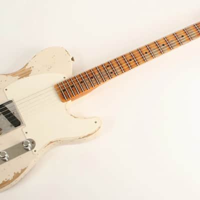 Fender Limited Edition Reverse Esquire Heavy Relic 2024 Aged White Blonde image 3