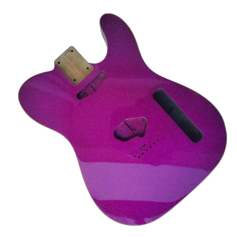 Sparkling Purple Alder Wood Guitar Telecaster Tele Style Body image 1