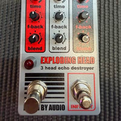 Death By Audio Exploding Head 2022 - Grey / Red image 1