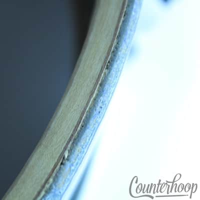 Slingerland 14x5.5"Snare Drum Blue Duco Student Model Chicago 50s COB Brass 8Lug image 11