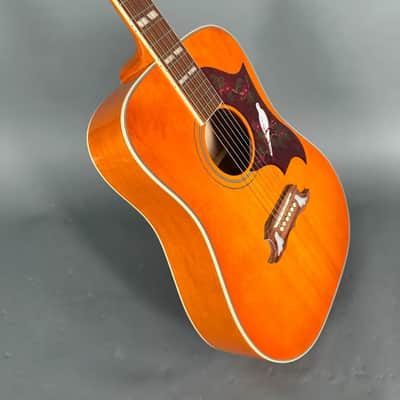 Epiphone Dove Pro Acoustikgitarre Tonabnehmer Vintage Burst - Vintage Burst image 4