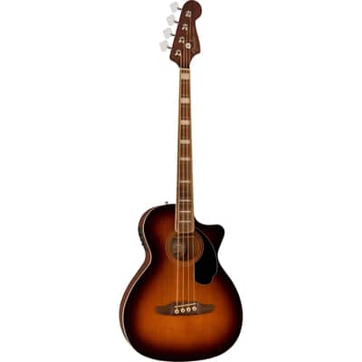 Fender Kingman Acoustic Electric Bass - Shaded Edge Burst image 4