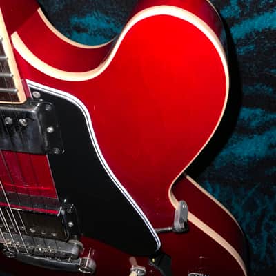 2017 Gibson Memphis ES-335 Cherry – Sheptone Heartbreaker Pickups – OHSC image 4