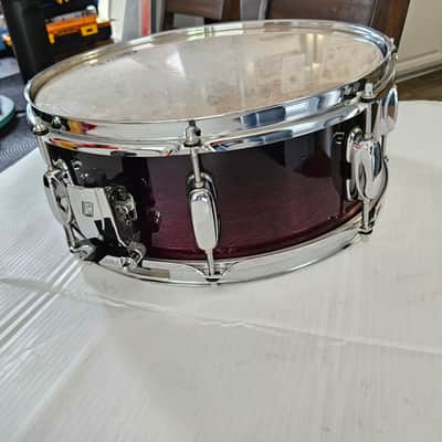 Tama Rockstar 90s - Purple Burst Snare Drum 14x5 image 6
