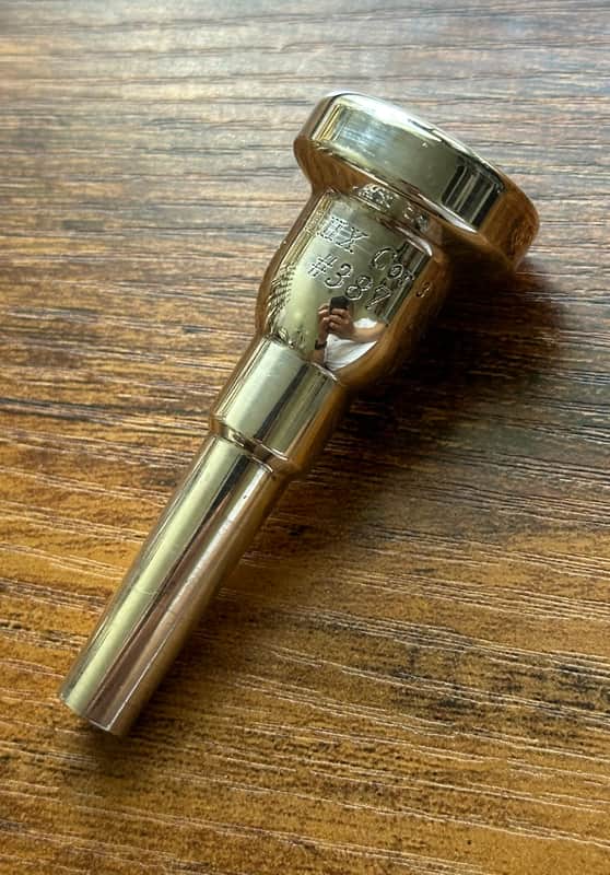 GR Haefner 1HX Cor 3 Cornet Mouthpiece - Silver image 1