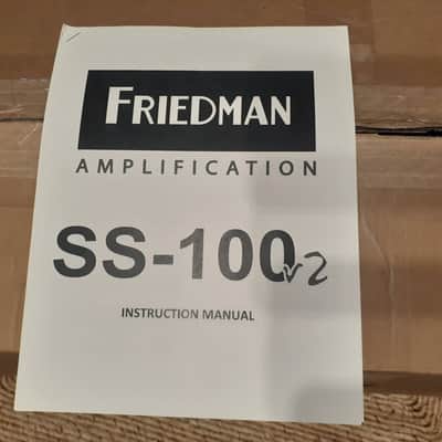 Friedman SS-100 V2 Steve Stevens Signature 2-Channel 100-Watt Guitar Amp Head 2024 -Orange Tolex image 10