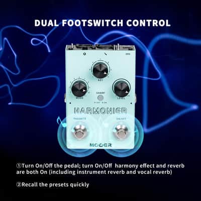 Mooer MVP2 HARMONIER Vocal Effects Processor Guitar Voice Pedal  (Price includes the import duty for US buyer) image 2