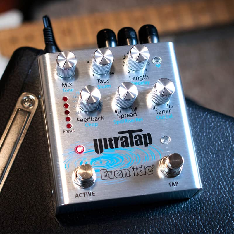 Eventide UltraTap Delay/Reverb Multi-Tap Effects Pedal Silver -Ultra Tap -open **mint-in-box!! image 1