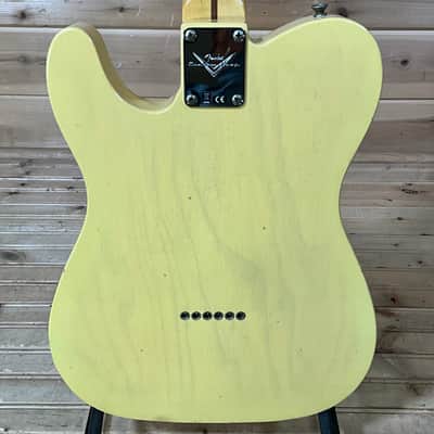 Fender Custom Shop 1954 Telecaster Electric Guitar - Aged Nocaster Blonde image 4