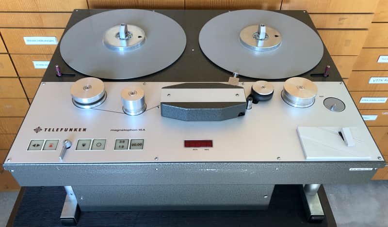 Telefunken M15a 2-track analog tape machine | refurbished image 1